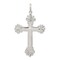 Sterling Silver INRI Cross Charm Religious Jewelry 52mm x 35mm